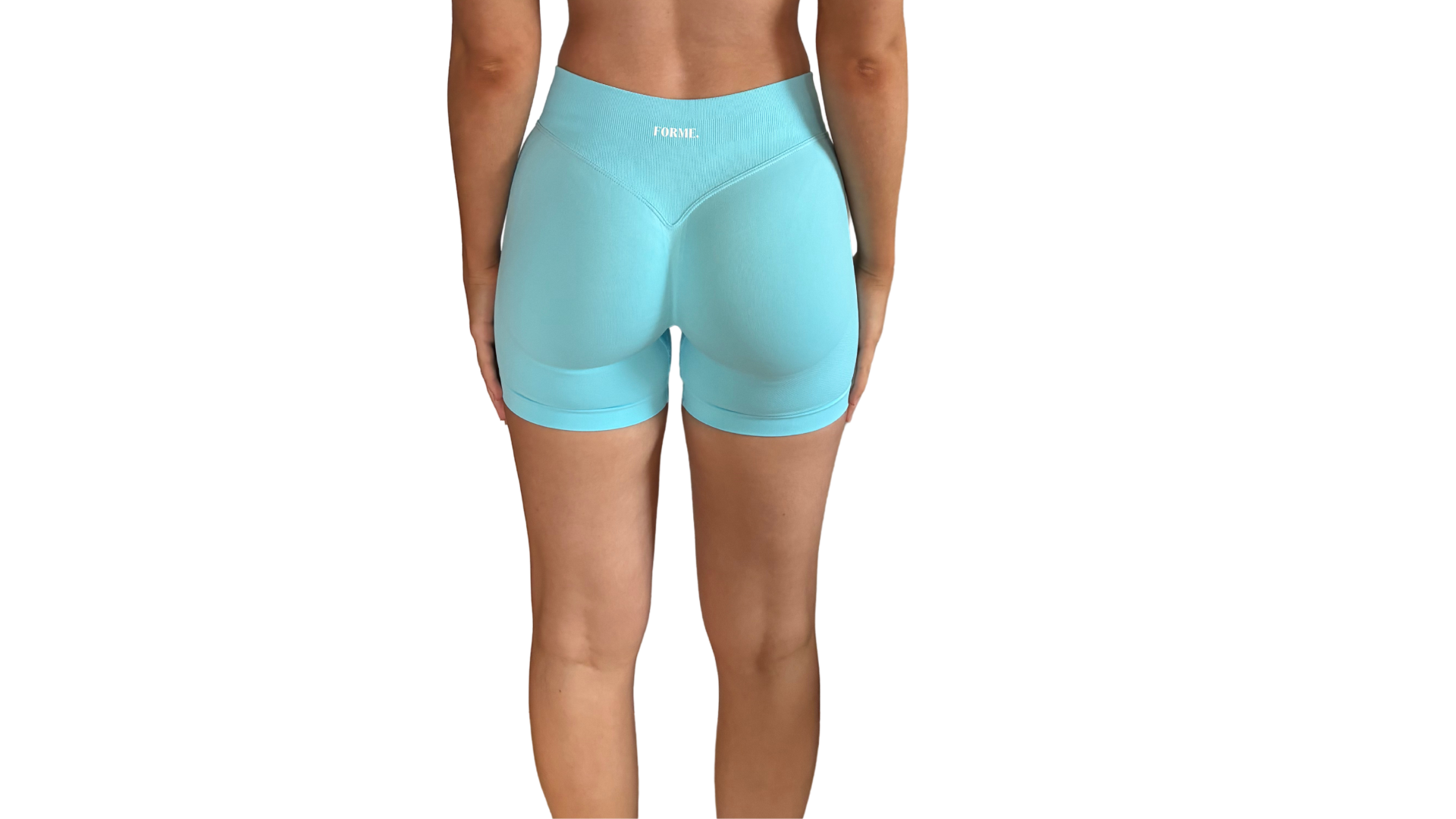Lifted Short in Ice Blue