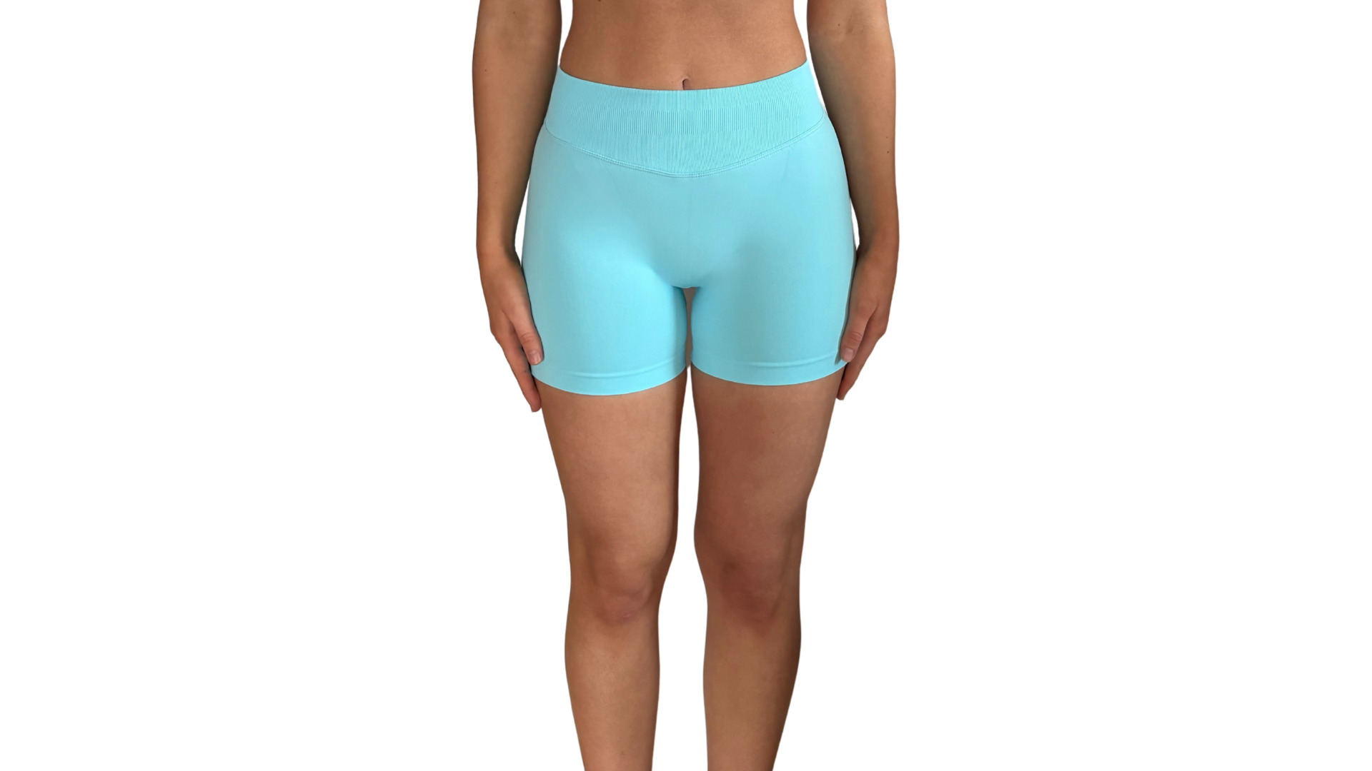 Lifted Short in Ice Blue