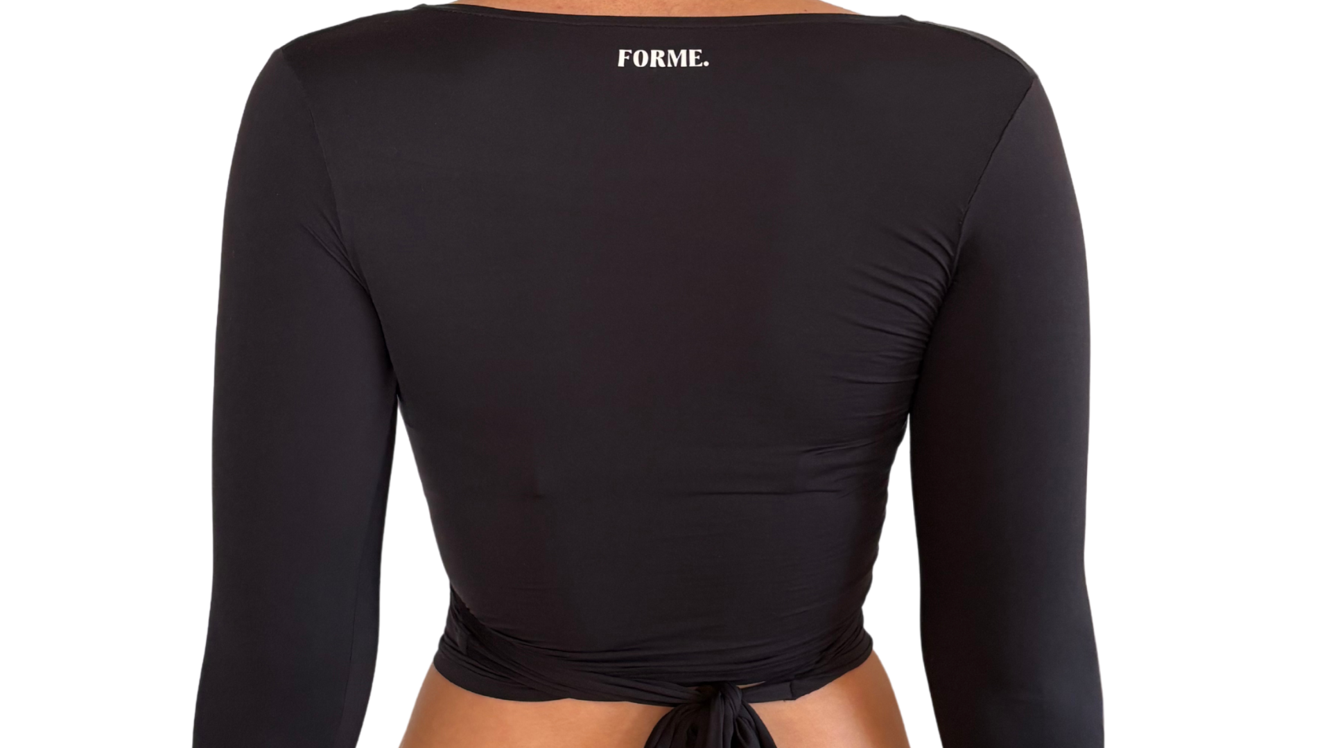 Black Wrap Top