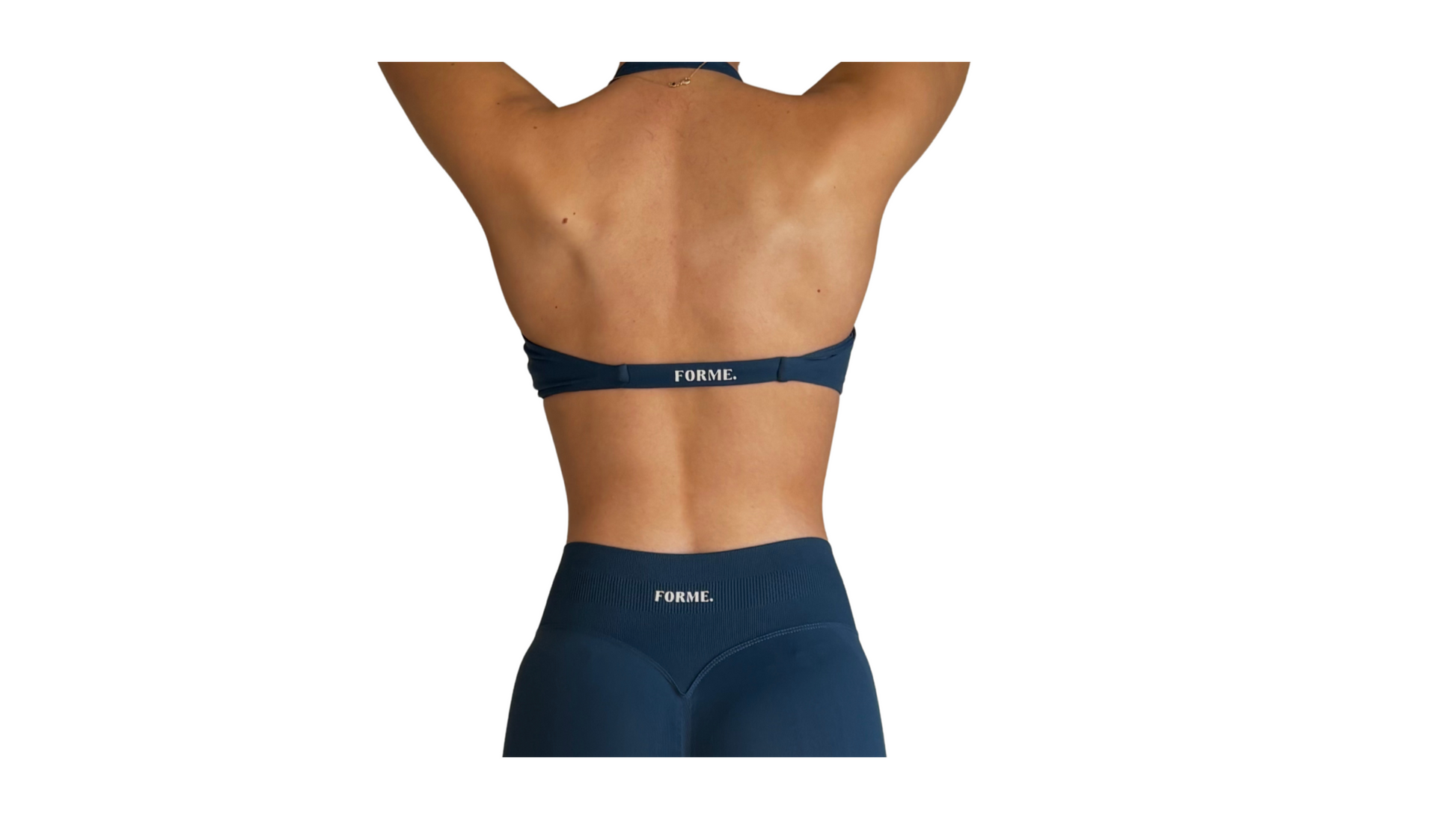 Twist Bra in Navy