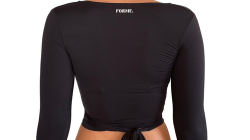 Black Wrap Top
